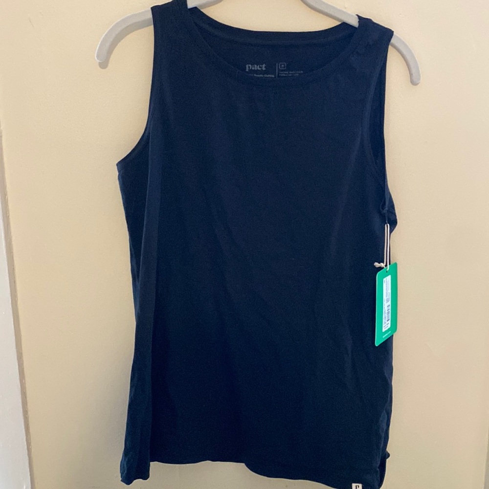 NWT Pact Organic Black Tank